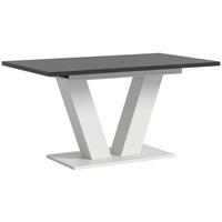 Ausziehtisch Marlon 150 Az Dekor Grau/Weiß, B: 150-190cm - Weiß/Grau, Trend, Holzwerkstoff (150-190/90/76cm) - MID.YOU