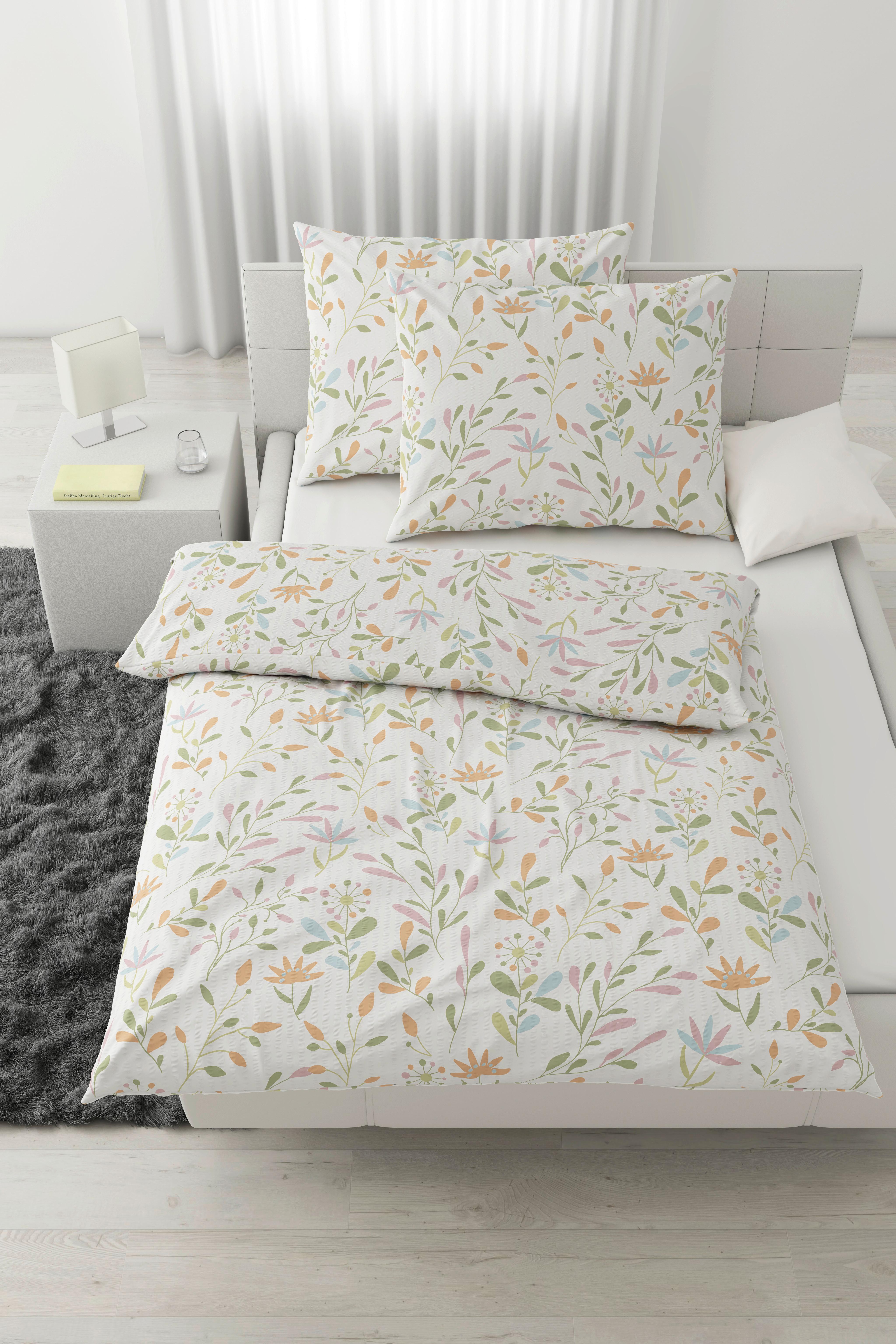 Povlečení Marina XXL, 2x70/90 200/220cm - bílá, Konvenční, textil (200/220cm) - Mömax