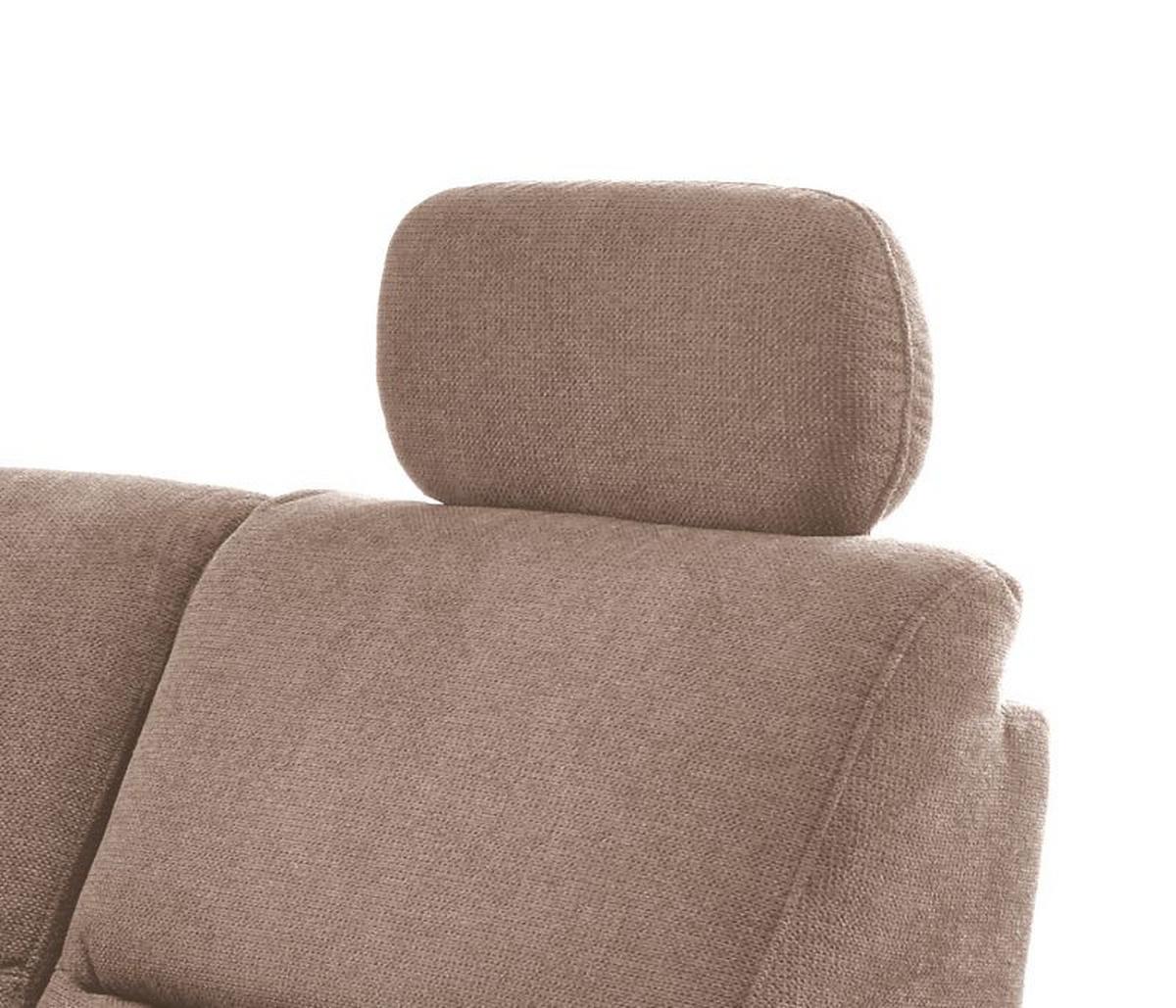 Ecksofa Parole Hellbraun S:238/241 cm - Wildeiche/Hellbraun, KONVENTIONELL, Textil (238/241cm) - Livetastic
