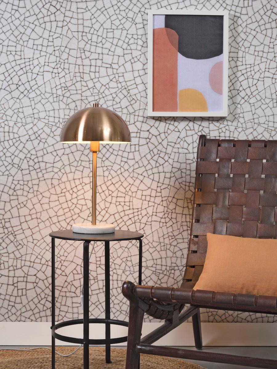 Tischleuchte Toulouse/T/Go - Goldfarben/Weiß, Trend (25/45cm) - It's about Romi