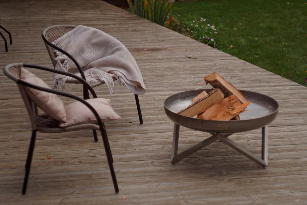 Feuerschale Design Z XXL, Edelstahl - Edelstahlfarben, Basics, Metall (63/63/36cm)