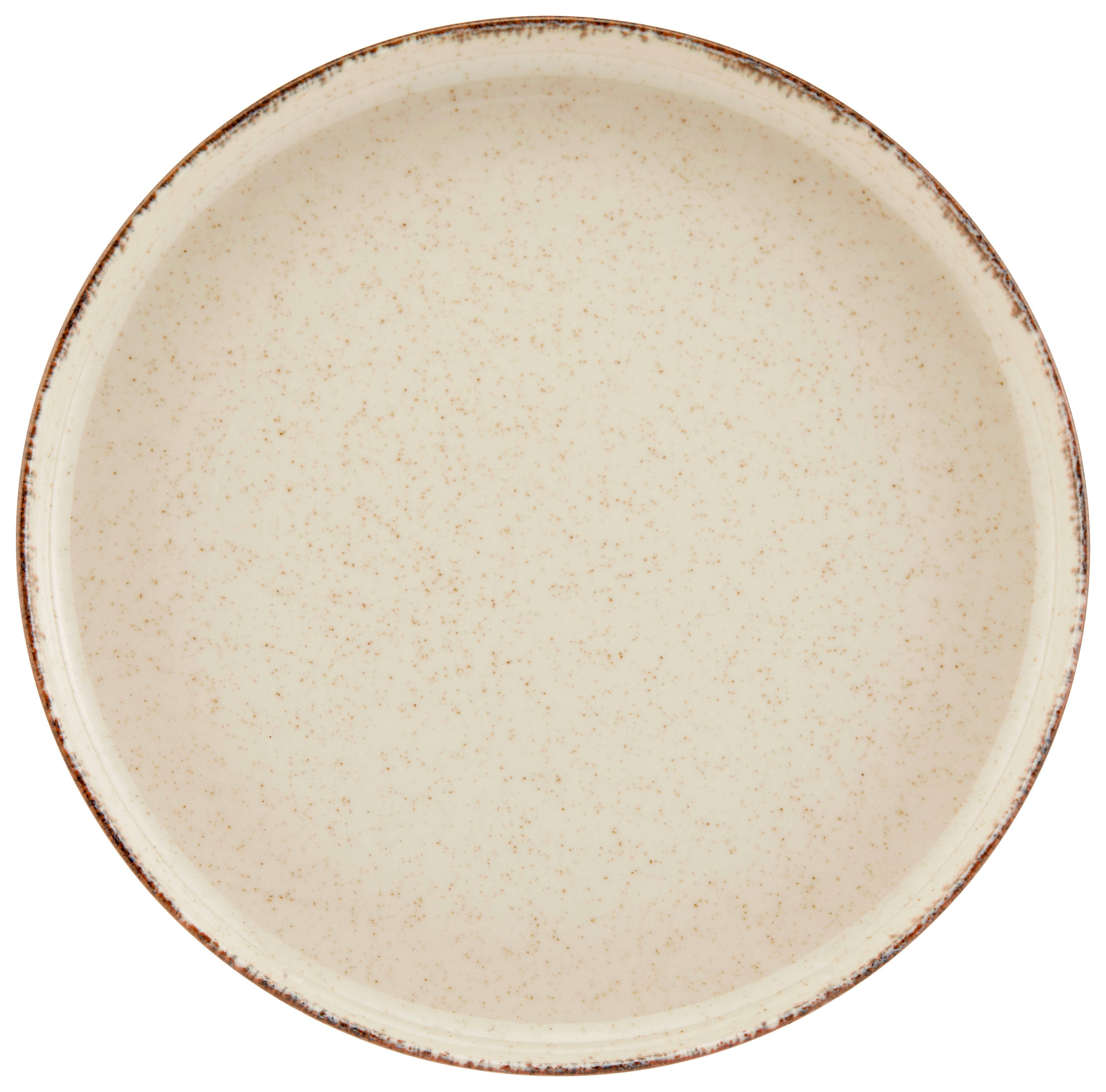 Dessertteller Porzellan rund, Beige Sonora ca. 19 cm - Beige, MODERN, Keramik (19cm) - James Wood