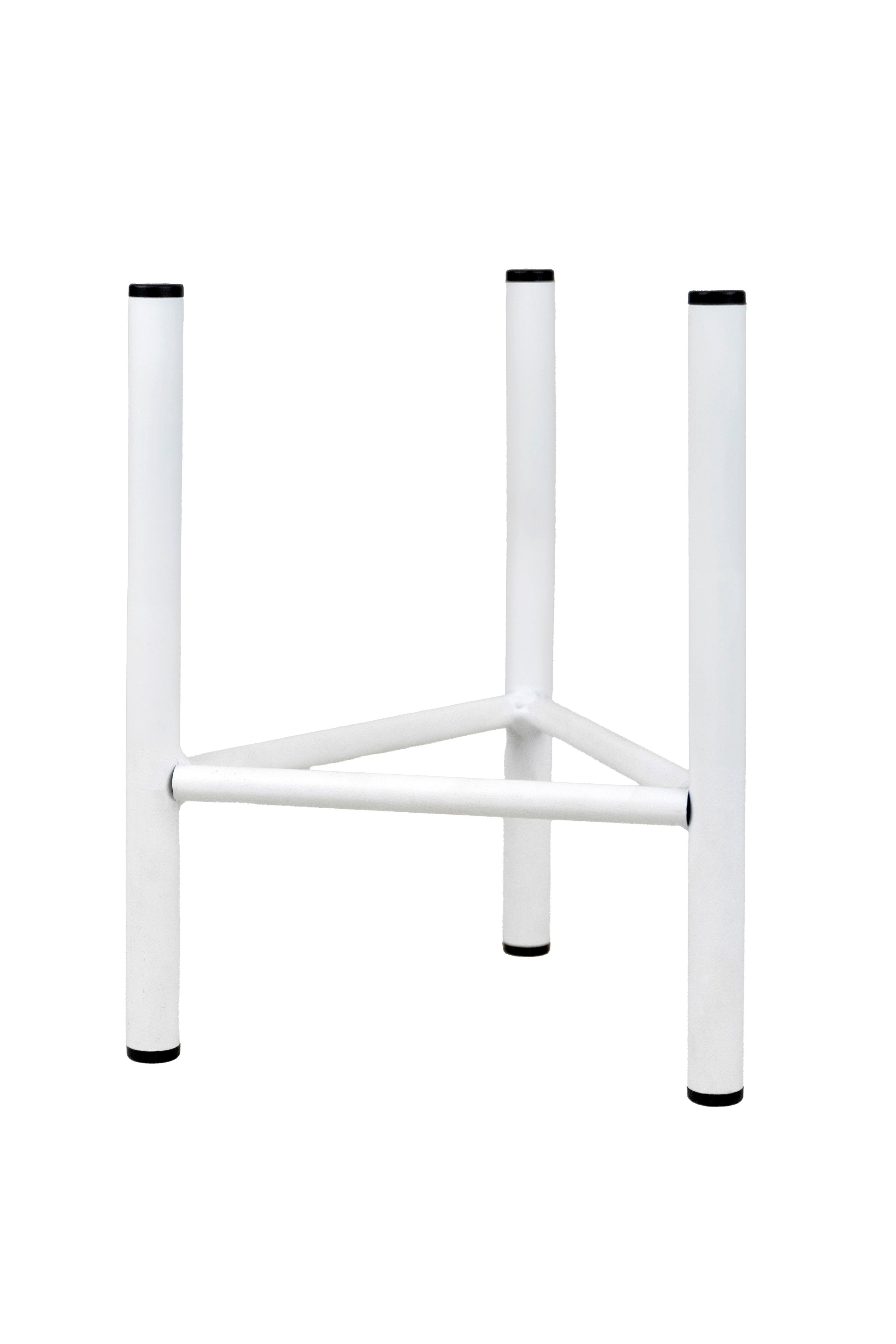 Blumenständer Aluminium Weiß Bxhxt: 27x25x27 Cm