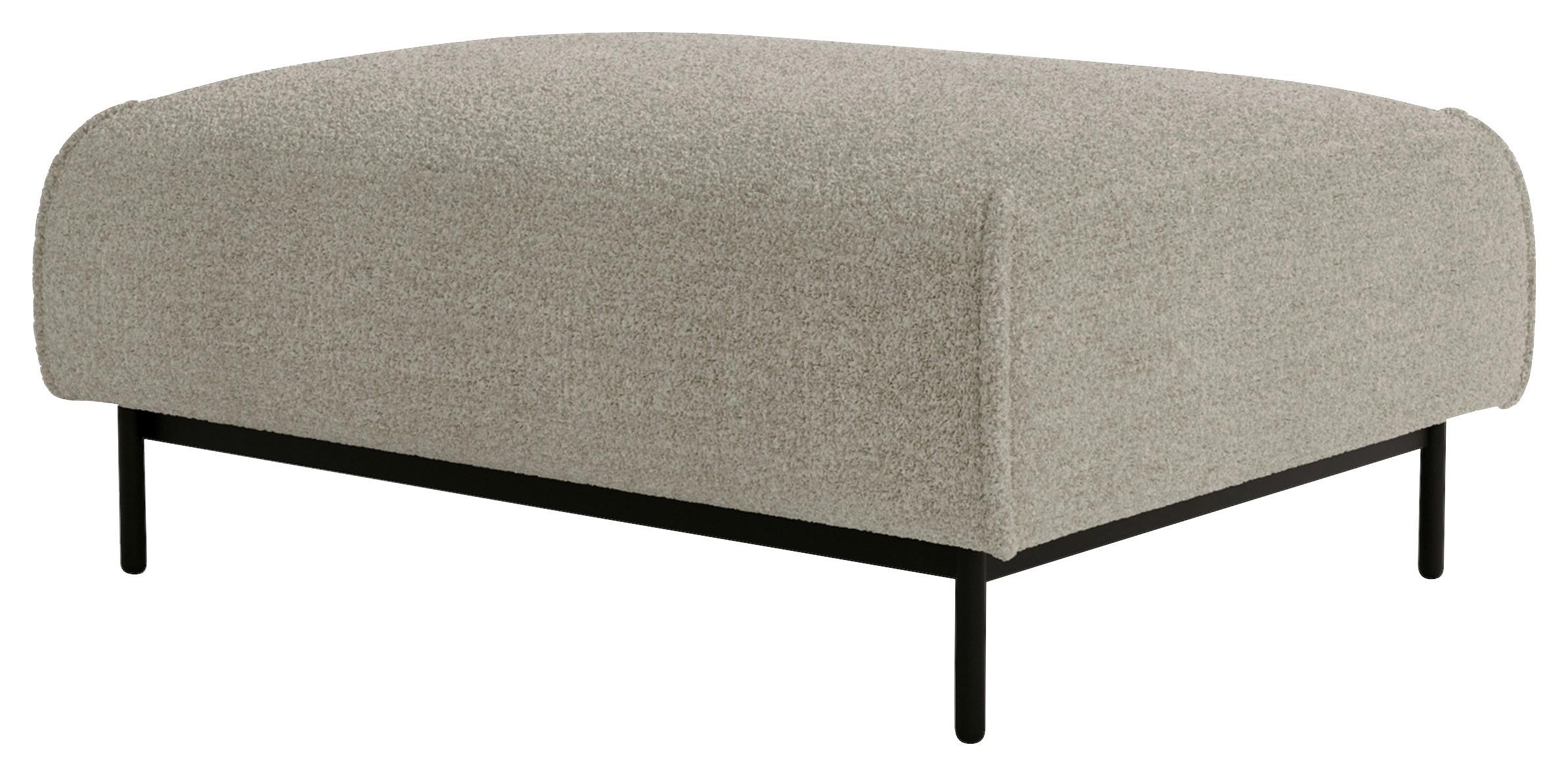 Bueno Creme B: 100 Cm - Creme/Schwarz, Design, Textil (100/42/97cm) - Livetastic