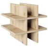 Regaleinsatz Fortuna Eiche Artisan B: 34 cm - Eichefarben/Eiche Artisan, Basics, Holzwerkstoff (34/34/33,4cm) - MID.YOU
