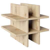 Regaleinsatz Fortuna Eiche Artisan B: 34 Cm - Eichefarben/Eiche Artisan, Basics, Holzwerkstoff (34/34/33,4cm) - MID.YOU