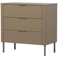 Kommode Gunnar Schlammfarben B: 94 Cm - Schlammfarben/Schwarz, Design, Holz (94/93/52cm) - Livetastic