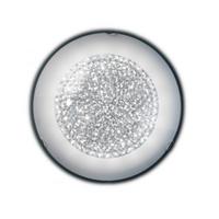 Led-deckenleuchte Brill Klar Chromfarben L: 40cm - Klar/Chromfarben, Design, Glas/Metall (40/40/13cm)