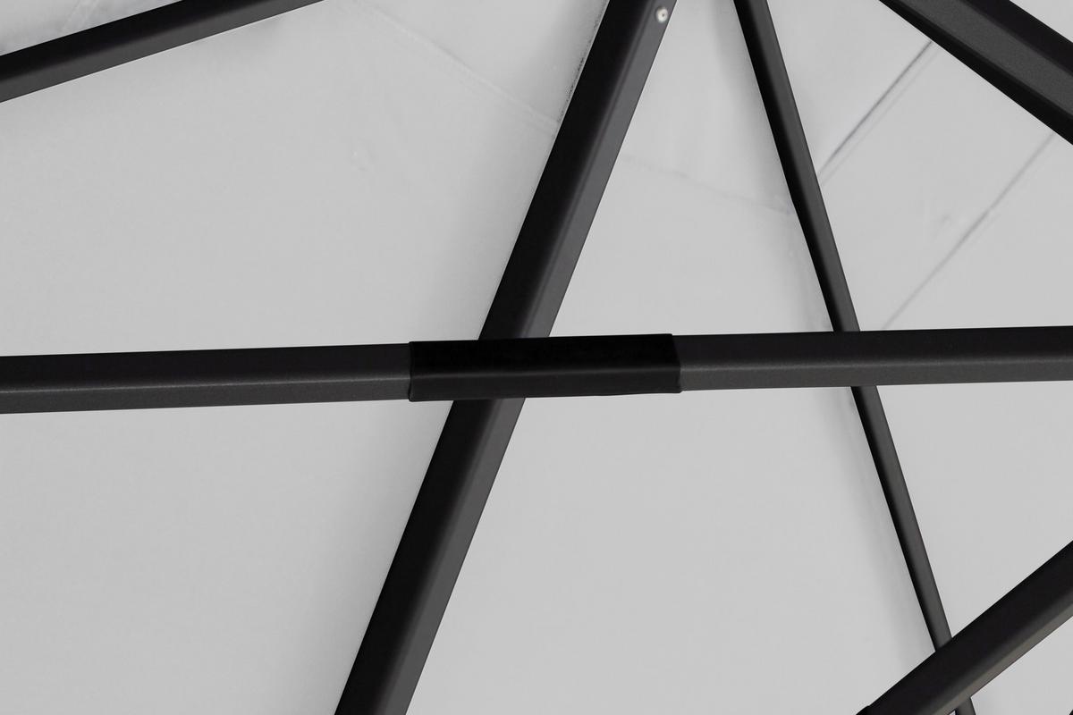 Ampelschirm Sunset N+ BxHxT 350x 252x260 cm Anthrazit/Grau - Anthrazit/Grau, KONVENTIONELL, Textil/Metall (350/260cm) - Siena Garden