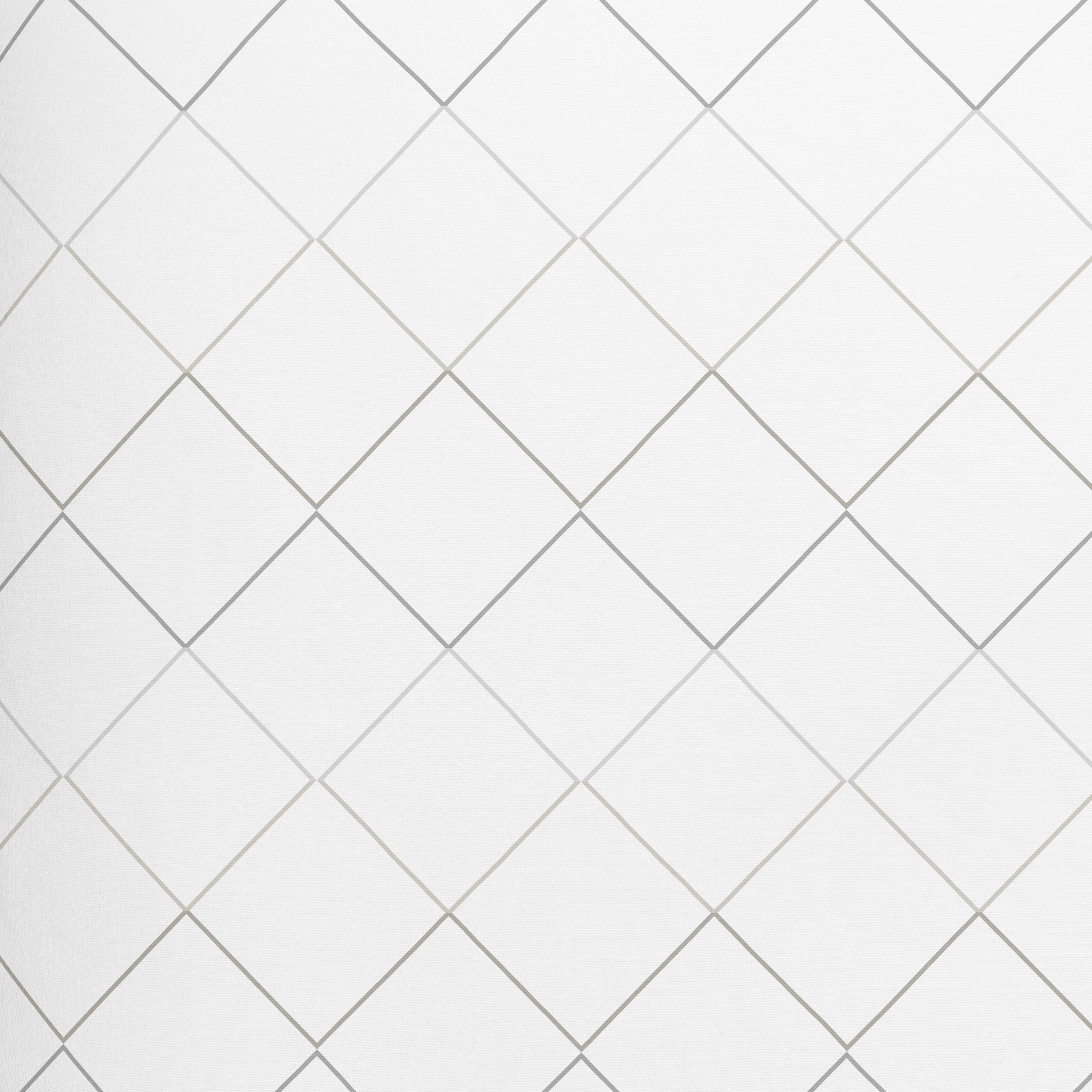 Renforce Bettwäsche 140x200 cm Kimi Baumwolle Weiß/Beige - Beige/Weiß, MODERN, Textil - Luca Bessoni
