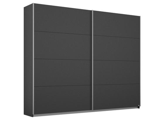 Schwebetürenschrank 226cm Belluno, Grau Metallic Dekor - Dunkelgrau, MODERN, Holzwerkstoff (226/210/62cm) Schwebetürenschrank 226cm Belluno, Grau Metallic Dekor - Dunkelgrau, MODERN, Holzwerkstoff (226/210/62cm)