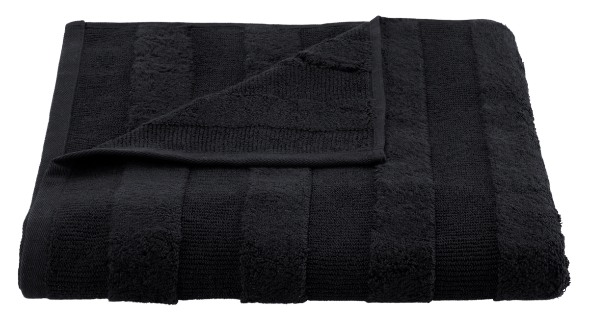 OSUŠKA DO SPRCHY Chris, 70/140cm, černá - černá, textil (70/140cm) - Premium Living