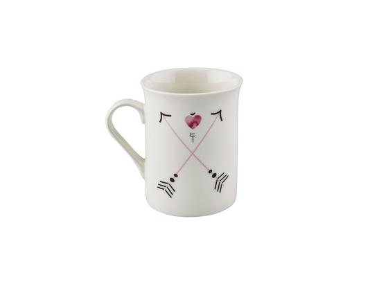 Kaffeebecher Mischella, ca. 280 ml - Schwarz/Rosa, KONVENTIONELL, Keramik (7,8/9,8cm) - Luca Bessoni Kaffeebecher Mischella, ca. 280 ml - Schwarz/Rosa, KONVENTIONELL, Keramik (7,8/9,8cm) - Luca Bessoni