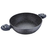 Schmortopf 3,8 L Metall, Kunststoff Kratzfest - Grau, Basics, Kunststoff/Metall (28cm)