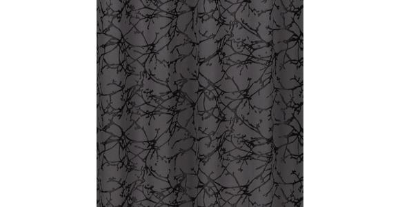 Vorhang mit Schlaufen und Band Sibel 140x245 cm Anthrazit - Anthrazit, ROMANTIK / LANDHAUS, Textil (140/245cm) - James Wood
