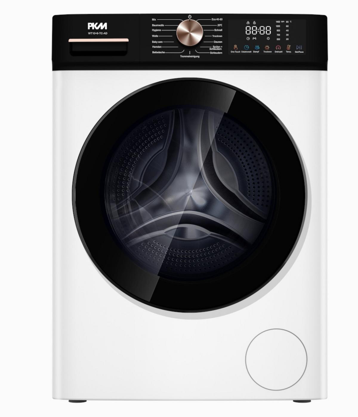Waschtrockner Wt10+6-Tc-Ad - Weiß, Basics, Metall (60/84,7/57,7cm) - PKM