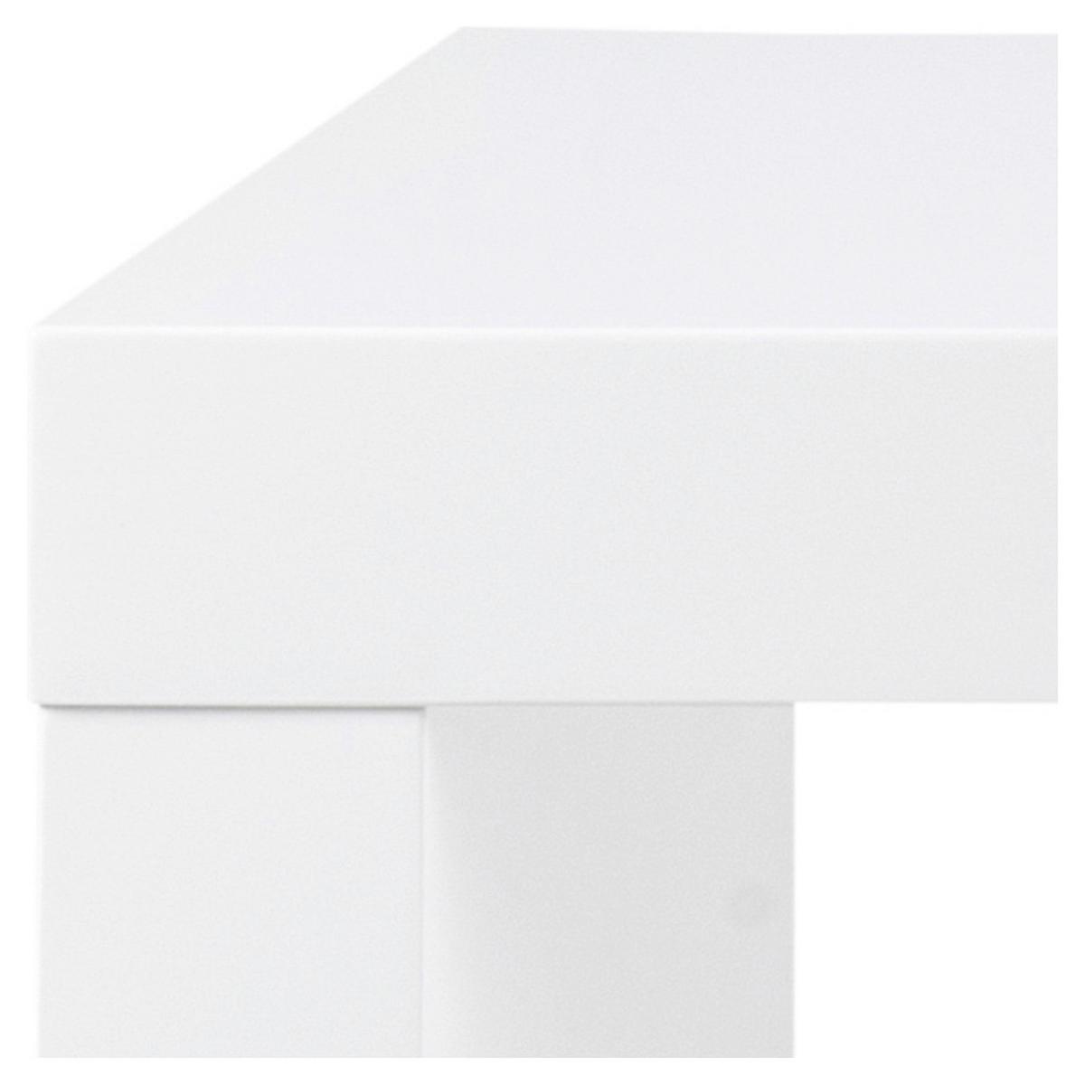 Esstisch Weiß B: 130 Cm - Weiß Hochglanz, MODERN, Holzwerkstoff (130/60/105cm) - Livetastic