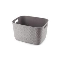 úložný košík SOFTEX L - sivá, Basics, plast (38/22/29cm) - Curver