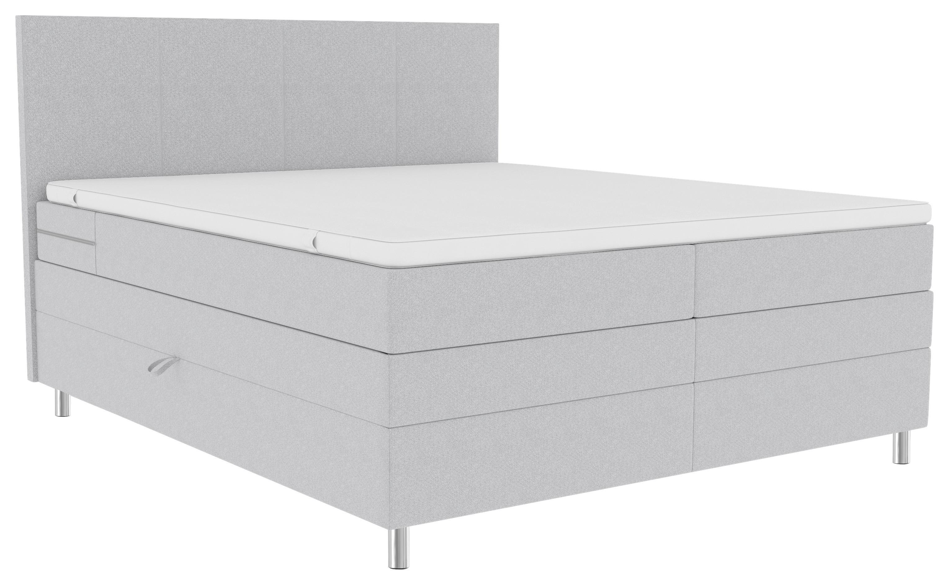 Boxspringbett mit Topper und Bettkasten 140x200 cm Messina