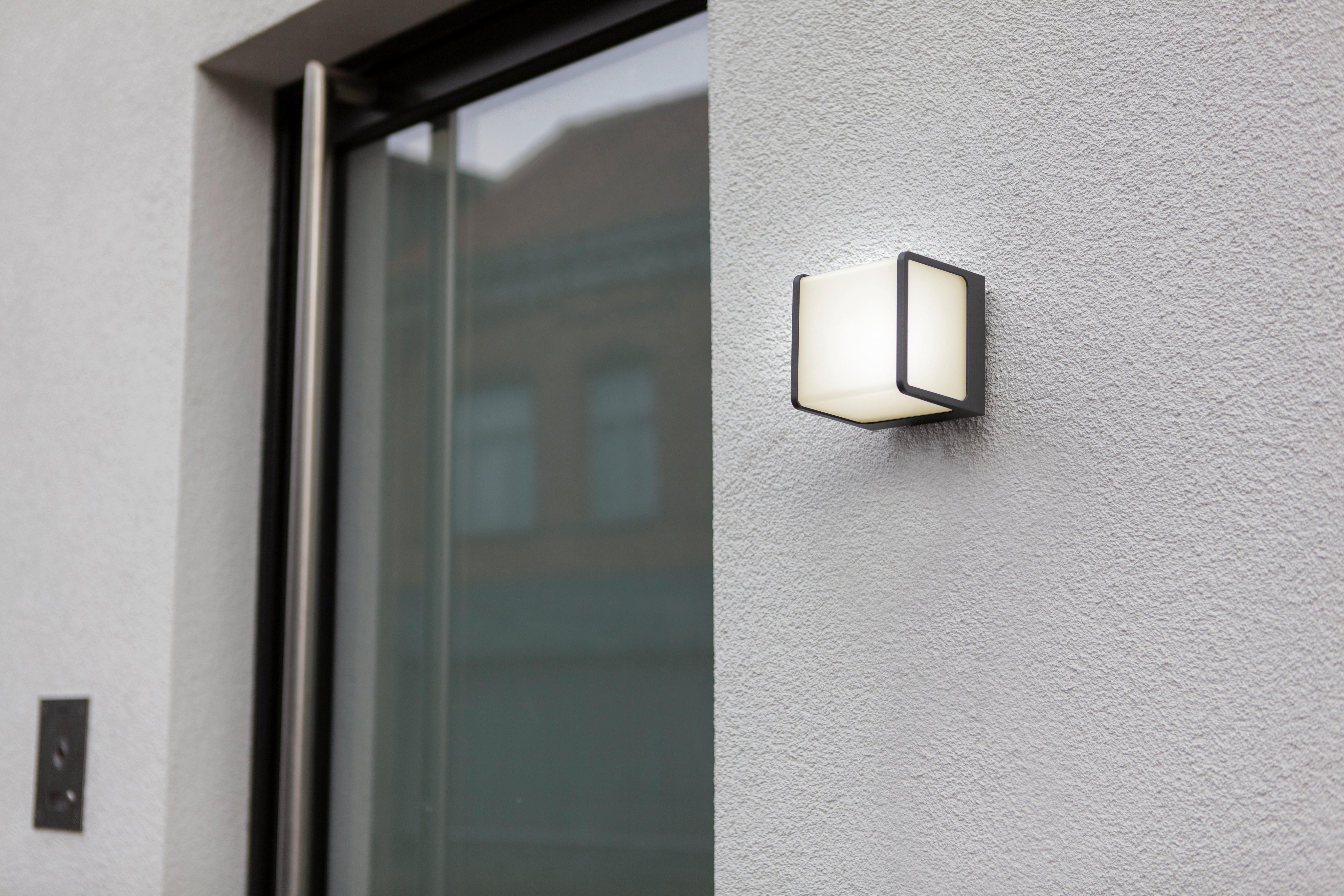 Außenleuchte TELIN aus Aluminium in Anthrazit Außen