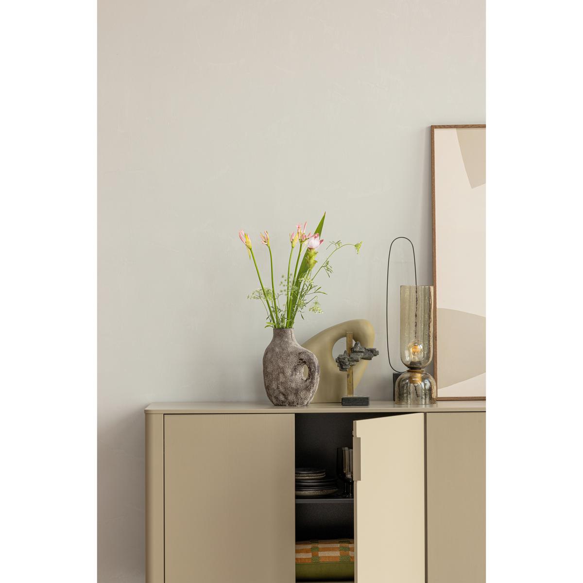 Sideboard Gunnar Schlammfarben B: 201 Cm - Schlammfarben/Schwarz, Design, Holz (201/85/44cm) - Livetastic