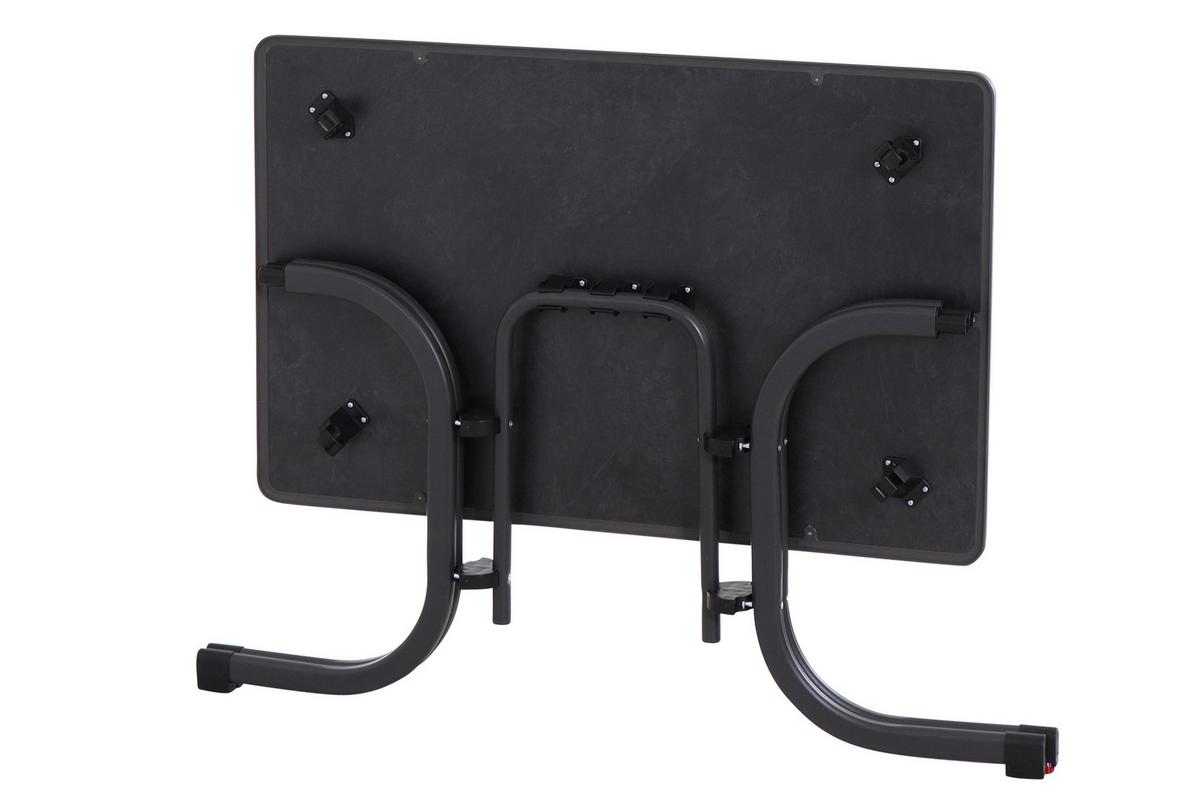 Gartenklapptisch N61377 - Anthrazit, KONVENTIONELL, Holzwerkstoff/Metall (110/70/71cm) - Siena Garden