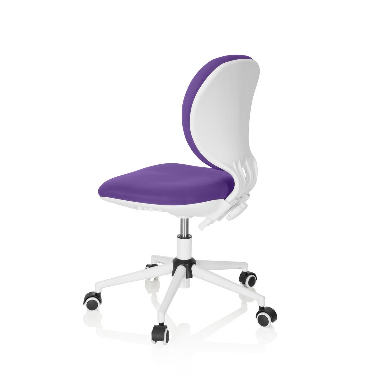Jugenddrehstuhl Kid Vivo Stoff Lila - Lila, Basics, Kunststoff (43/82-95/56cm) - MID.YOU