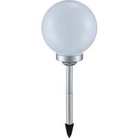 Solarleuchte 3378 - Silberfarben/Weiß, Basics, Kunststoff (30/70cm) - Globo