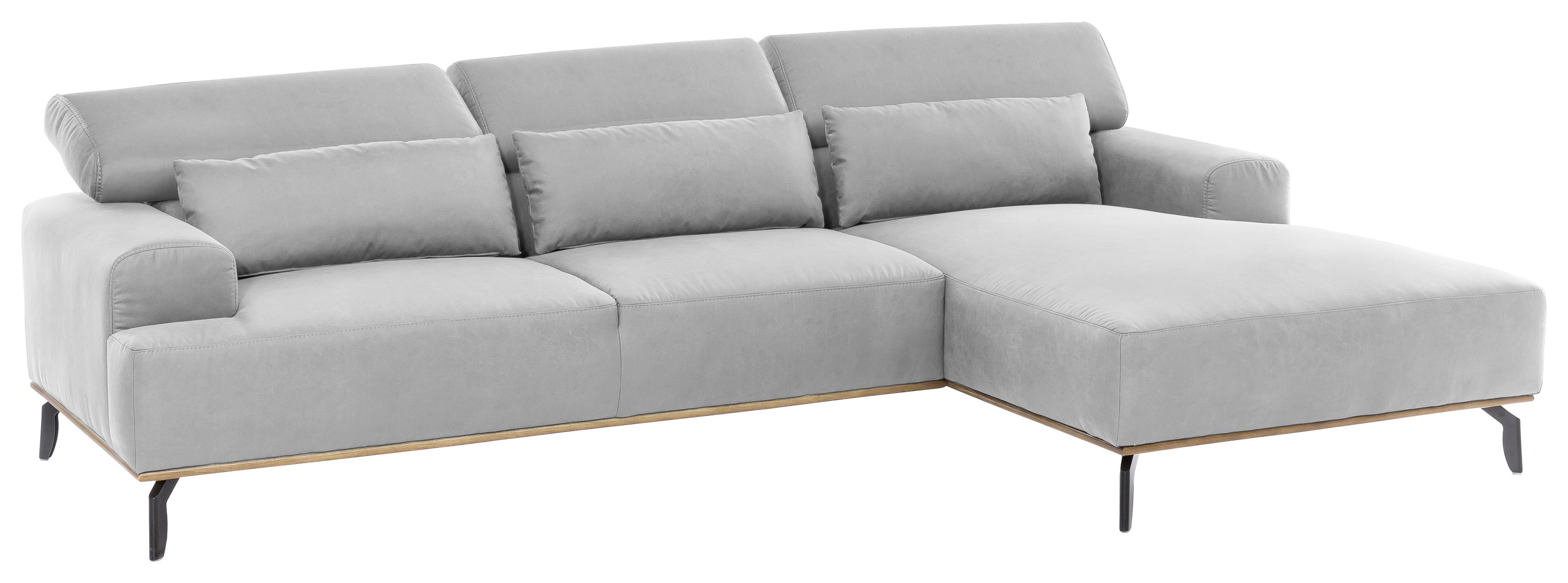 Sedací Souprava Performance Světlešedá - šedá/černá, Moderní, kov/textil (285/174cm) - MID.YOU
