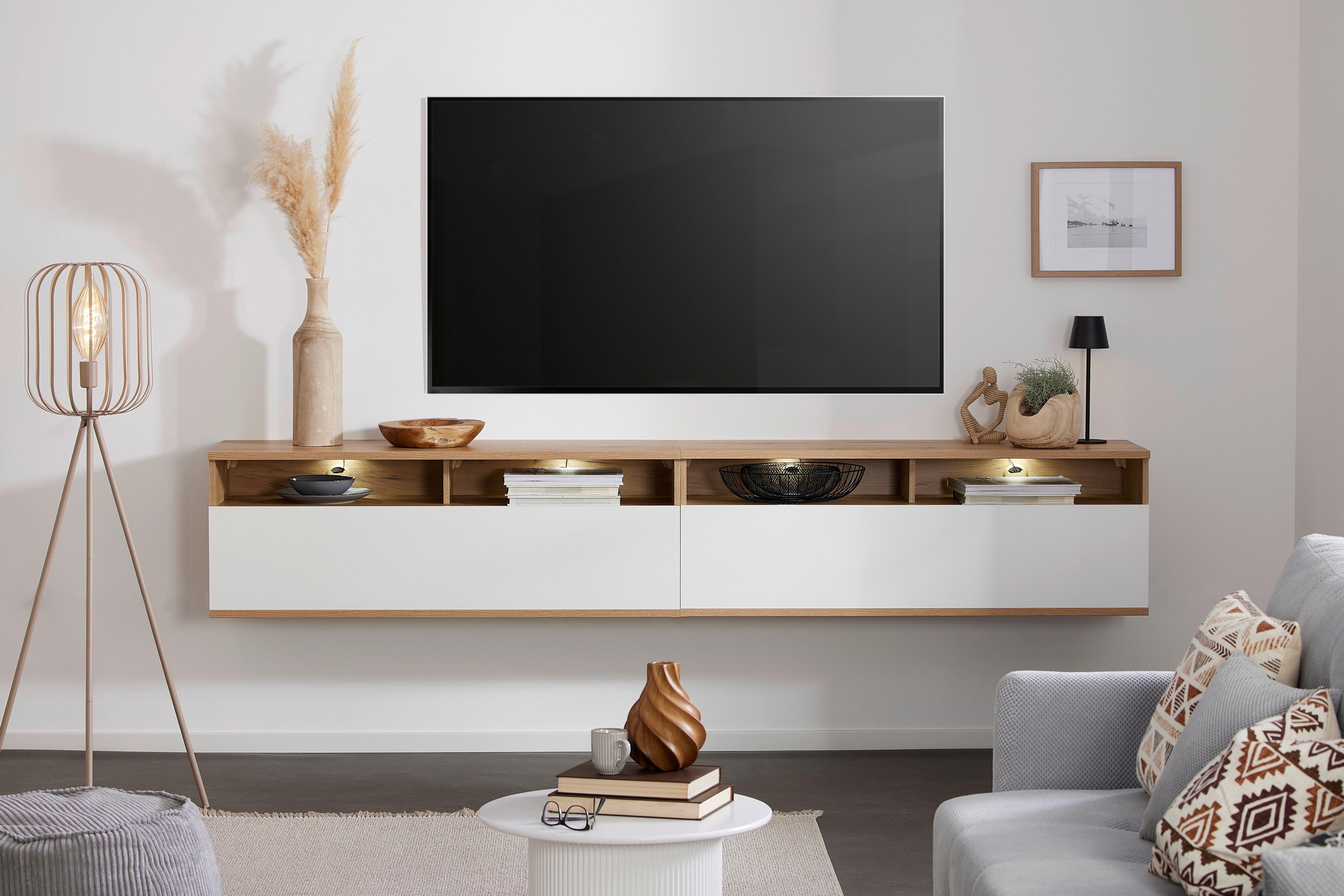 Stapelprogramm Power - Weiß, MODERN, Holzwerkstoff (255/46/40cm)