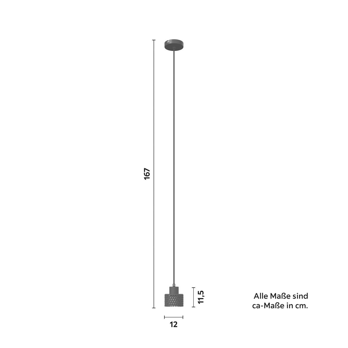 ZÁVĚSNÉ SVÍTIDLO LACE - černá, Moderní, keramika (12cm) - Bessagi Home