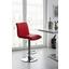 Barhocker Party Rot - Chromfarben/Rot, MODERN, Textil/Metall (43/91-112/54cm) - Luca Bessoni Barhocker Party Rot - Chromfarben/Rot, MODERN, Textil/Metall (43/91-112/54cm) - Luca Bessoni