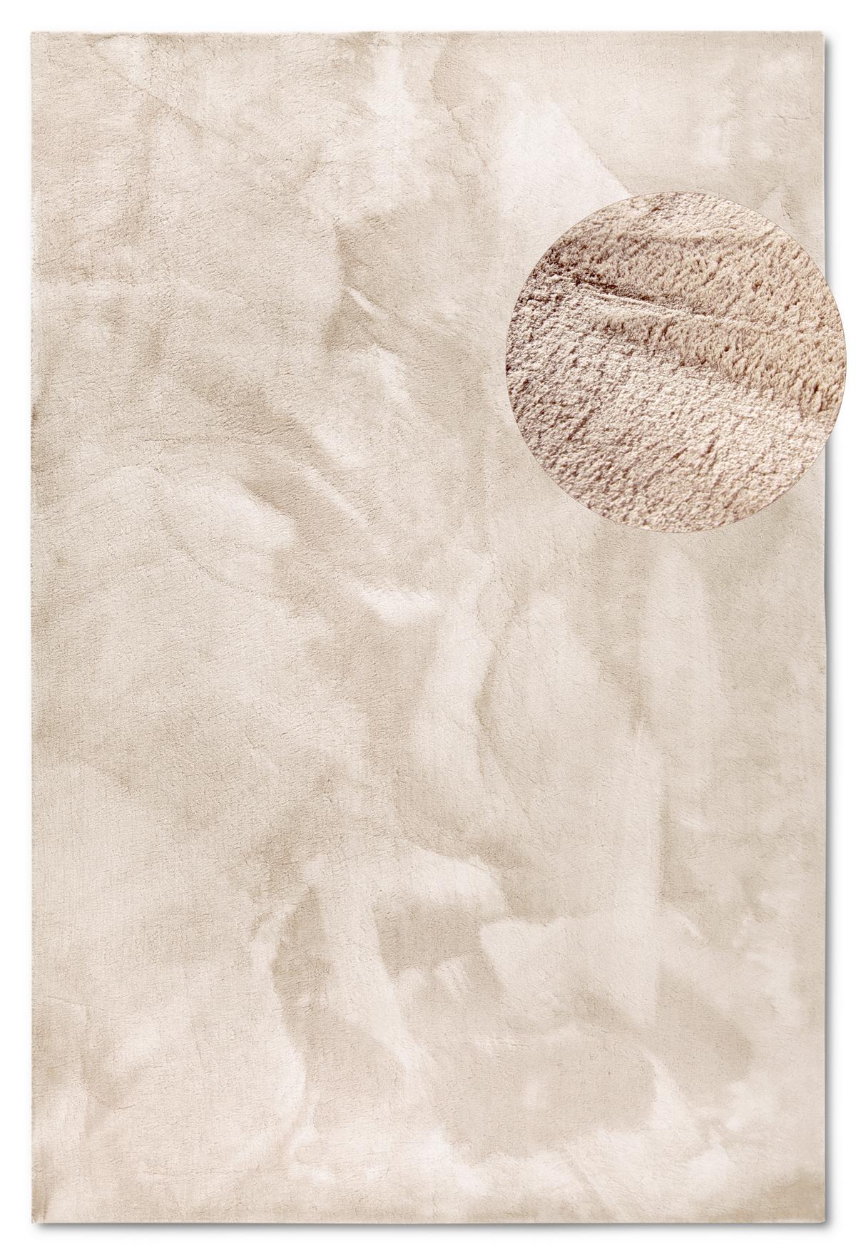 Hochflorteppich V&b Leon Creme 106159-160x230 - Creme, Basics, Textil (160/230cm) - Villeroy & Boch