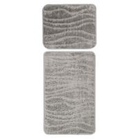 SADA KÚPEĽŇOVÝCH PREDLOŽIEK LAGOON 225 SILBER  2ER-SET - Basics (50/80cm) - Kayoom