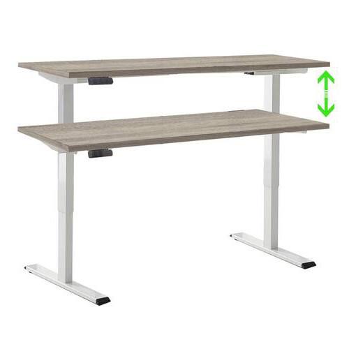 Schreibtisch Office Edition Eiche Dekor/weiß B: 138 Cm