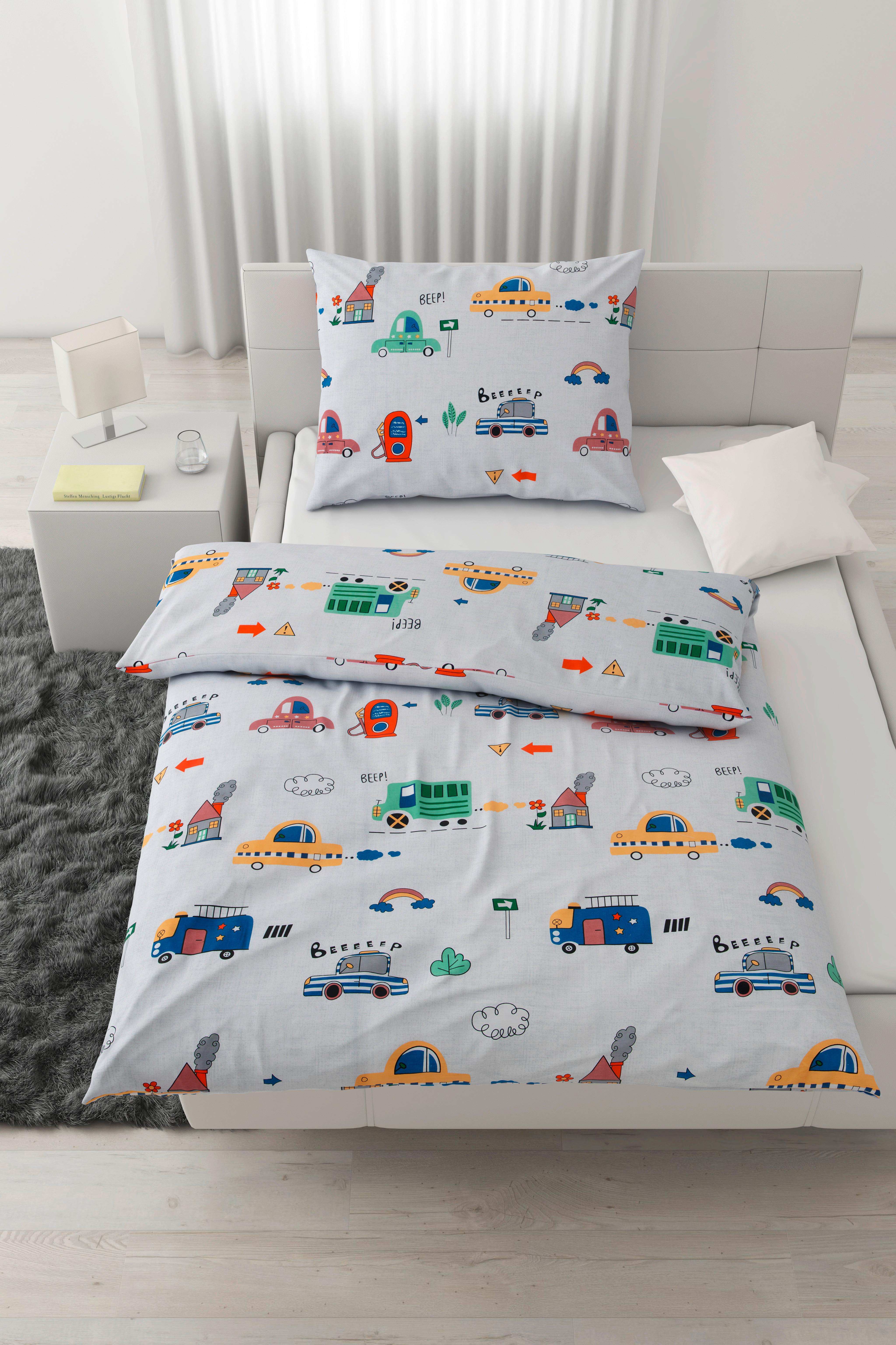 Posteľná Bielizeň Traffic, 140/200cm - viacfarebná/biela, textil (140/200cm) - Modern Living