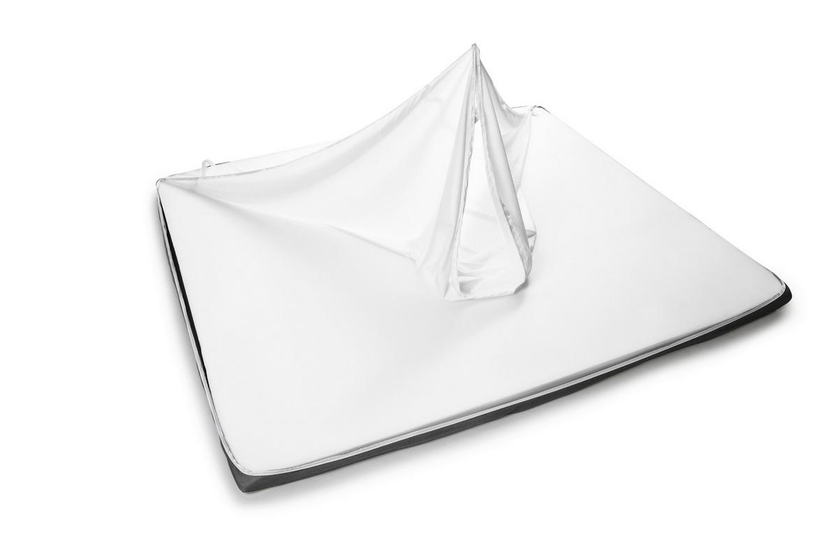 Eazzzy Topper Hellgrau LF: 180x200cm - Basics, Textil (180/200cm) - Genius