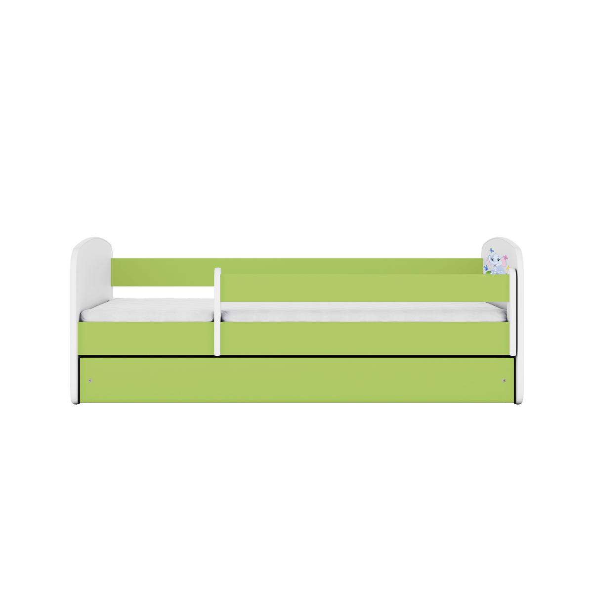 Kinder-/Juniorbett Babydreams Inkl. Matratze 80x160 - Birkefarben/Weiß, MODERN, Holz/Holzwerkstoff (80/160cm) - MID.YOU