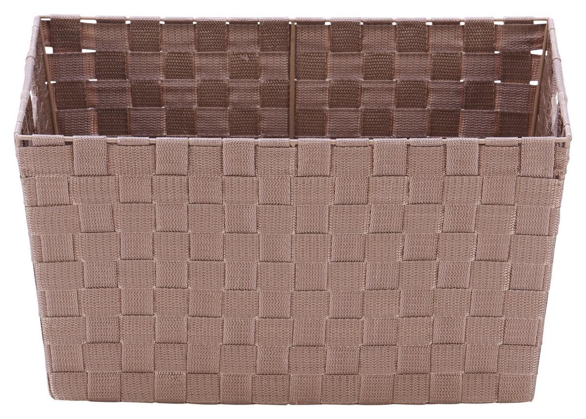Polckosár Carolyn - világosbarna, Basics, műanyag (43/32/23cm) - Ondega