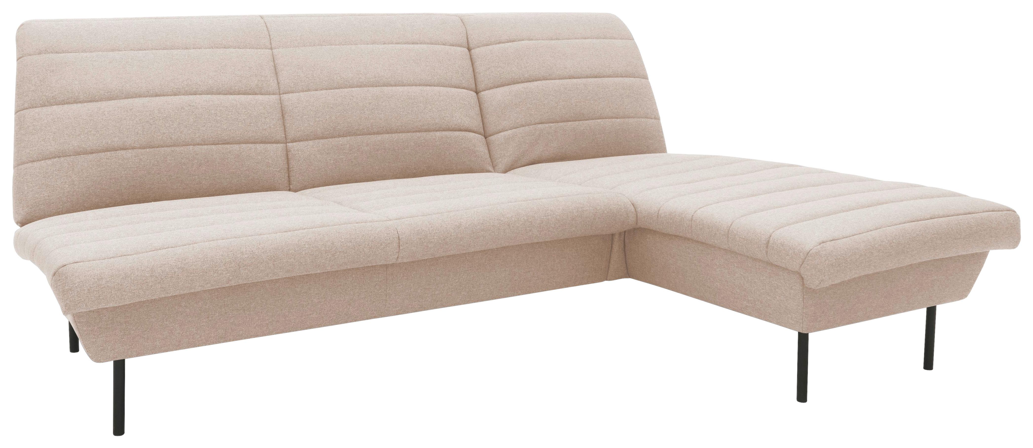 Ecksofa Looks Ix - Creme/Schwarz, Design, Textil (214/168cm) - LOOKS by W.Joop