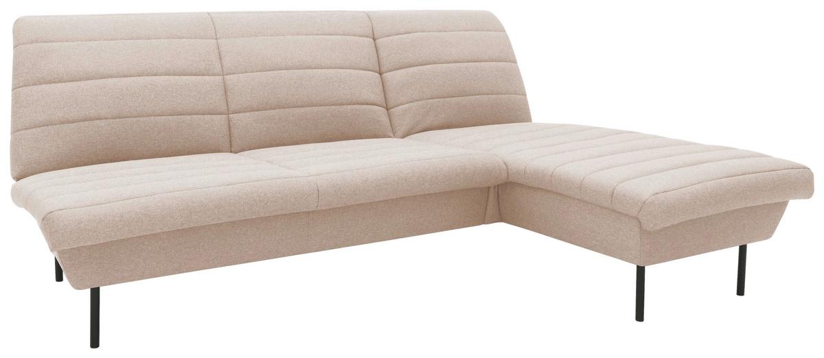 Ecksofa Looks Ix - Creme/Schwarz, Design, Textil (214/168cm) - LOOKS by W.Joop