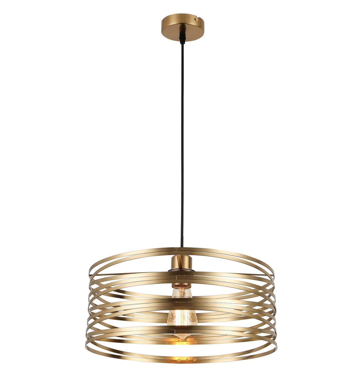 Závesné svietidlo Silvain,P/V:40/120cm,mosadzná - čierna/mosadzná, Modern, kov/plast (40/120cm) - Modern Living