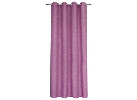 Ösenvorhang Anna - Altrosa, KONVENTIONELL, Textil (140/245cm) - Ombra Ösenvorhang Anna - Altrosa, KONVENTIONELL, Textil (140/245cm) - Ombra