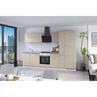 Küchenblock Ip1200 - Creme/Grau, Basics, Holzwerkstoff (310cm) - Impuls