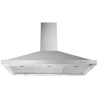 Dunstabzugshaube Respekta Medea 90 Cm - Edelstahlfarben, Trend, Metall (90/63,5-102,5/50cm) - Respekta