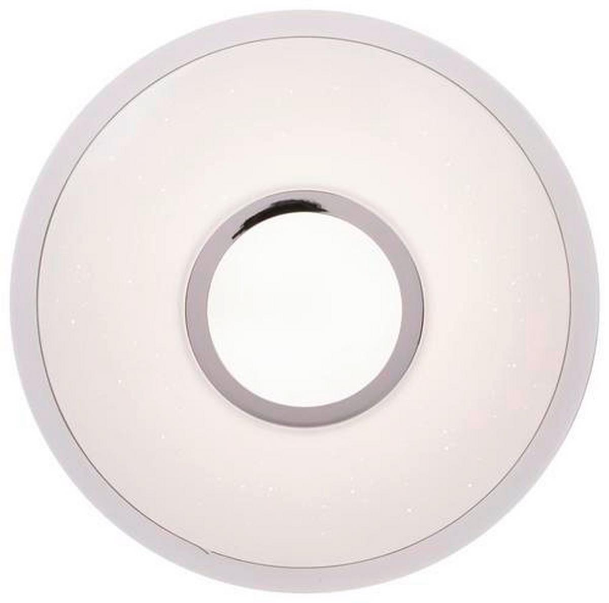 LED-Deckenleuchte Connor Ø 40 cm Mit Smart-Steuerung - Basics, Kunststoff/Metall (40/6,5cm) - Globo