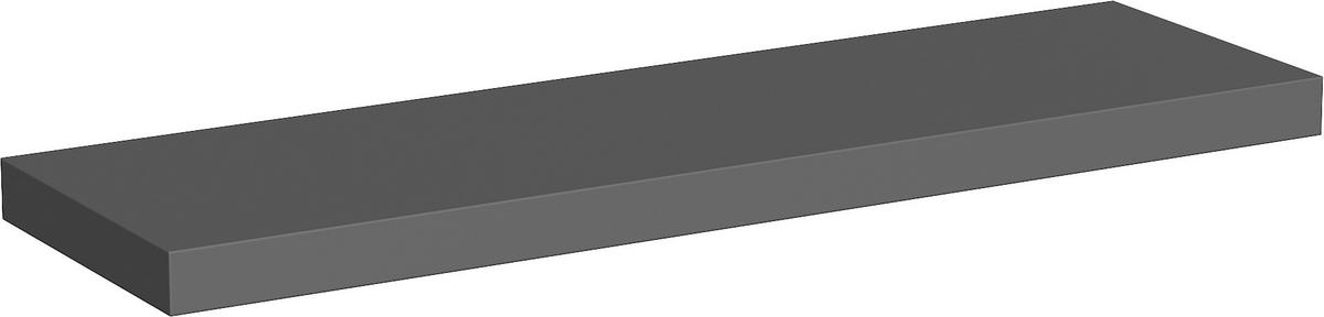 Wandboard Simple B: 80 cm Anthrazit - MODERN, Holzwerkstoff (80/3,8/23,5cm)