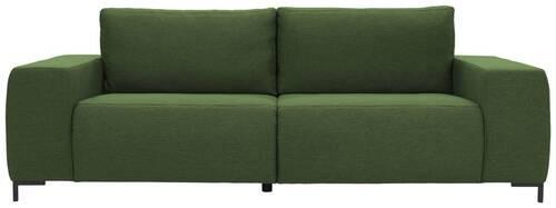 Bigsofa Looks Vi - Schwarz/Grün, Design, Textil (242/88/88cm) - LOOKS by W.Joop