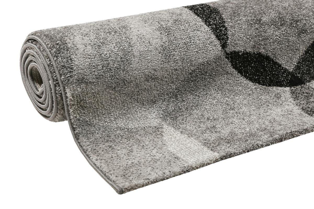 Webteppich Silber/grau Graphik Modernina 133x200 Cm - Dunkelgrau/Beige, Design, Textil (133/200cm) - Esprit