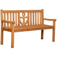 Gartenbank Teakholz 3-Sitzer Woodie - Basics, Holz (150/89/60cm) - Gardenson